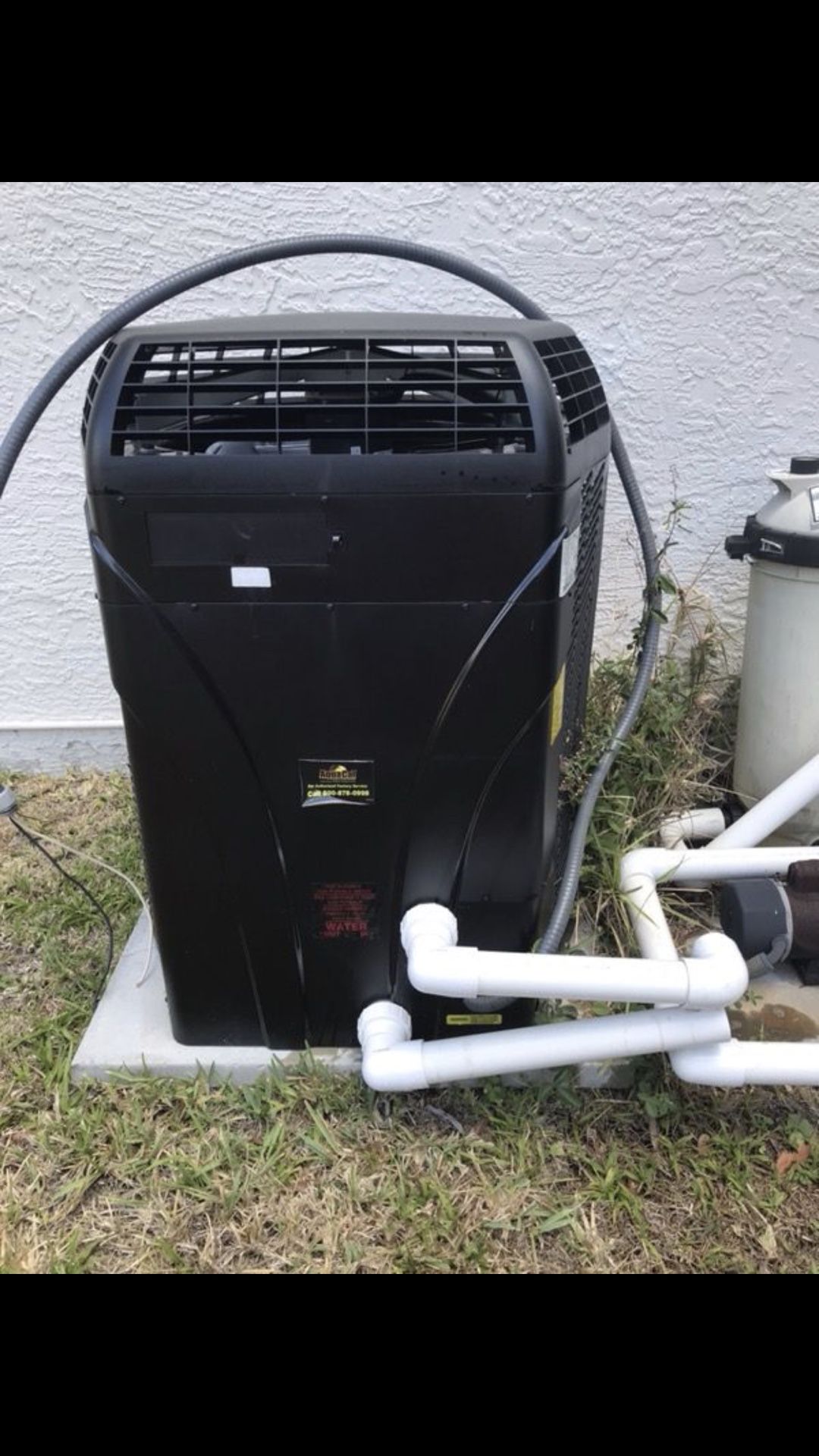 AquaCal Pool Heater Heatwave Super Quiet 225 like new!!!