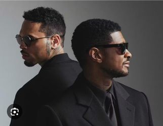 Usher and Chris Brown