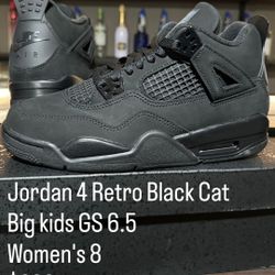 Jordan 4 Retro Black Cat GS 6.5