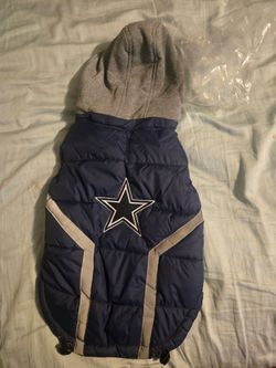Dallas cowboys dog jacket