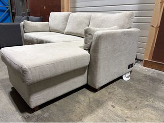 Beige Costco Sleeper Sectional Couch