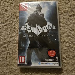 Batman Arkham Trilogy Sealed For Nintendo Switch (PAL)