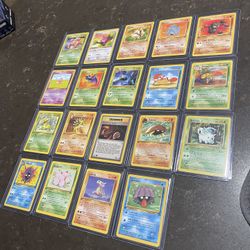 Vintage 1st Edition Pokemon Cards