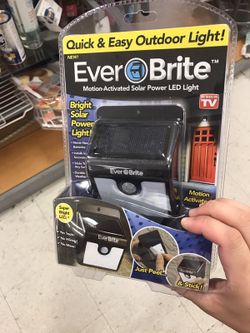 everbrite motion activated solar power led