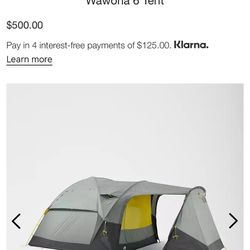 THE NORTH FACE Wawona 6 Tent- New Condition