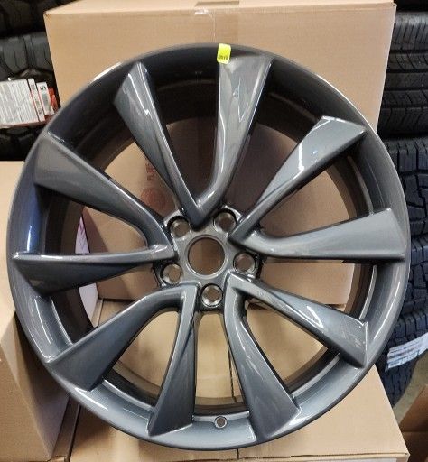 1x New 20" Tesla Model 3 PERFORMANCE wheel Carbon Gray