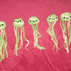 Green jellyfish stuffies