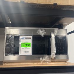 Microwave-Samsung Brand New Over The Range Microwave With 1 Year Warranty 