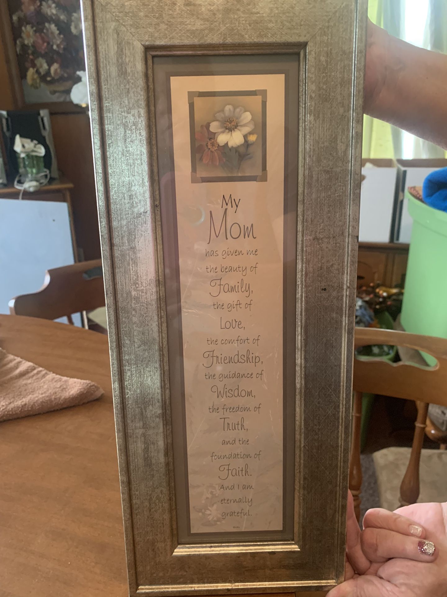 Mom Plaque, Framed