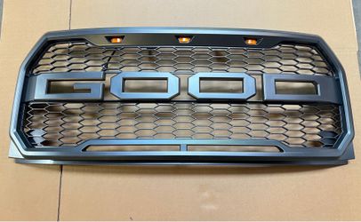 New Raptor style grille for 2015-2017 Ford F150 Front whole replacement grille with letter