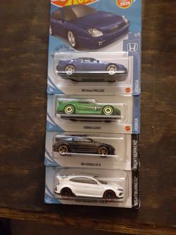 Hotv Wheels Honda Lot Of 4