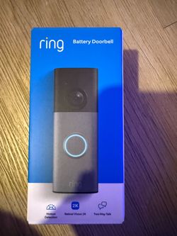 Ring Battery Doorbell 2K