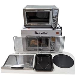 New Breville BOV900BSS The Smart Oven Air Fryer Pro Silver Breville Oven Toaster  Open box item is new!  The Breville BOV900BSS Smart Oven Air Fryer P