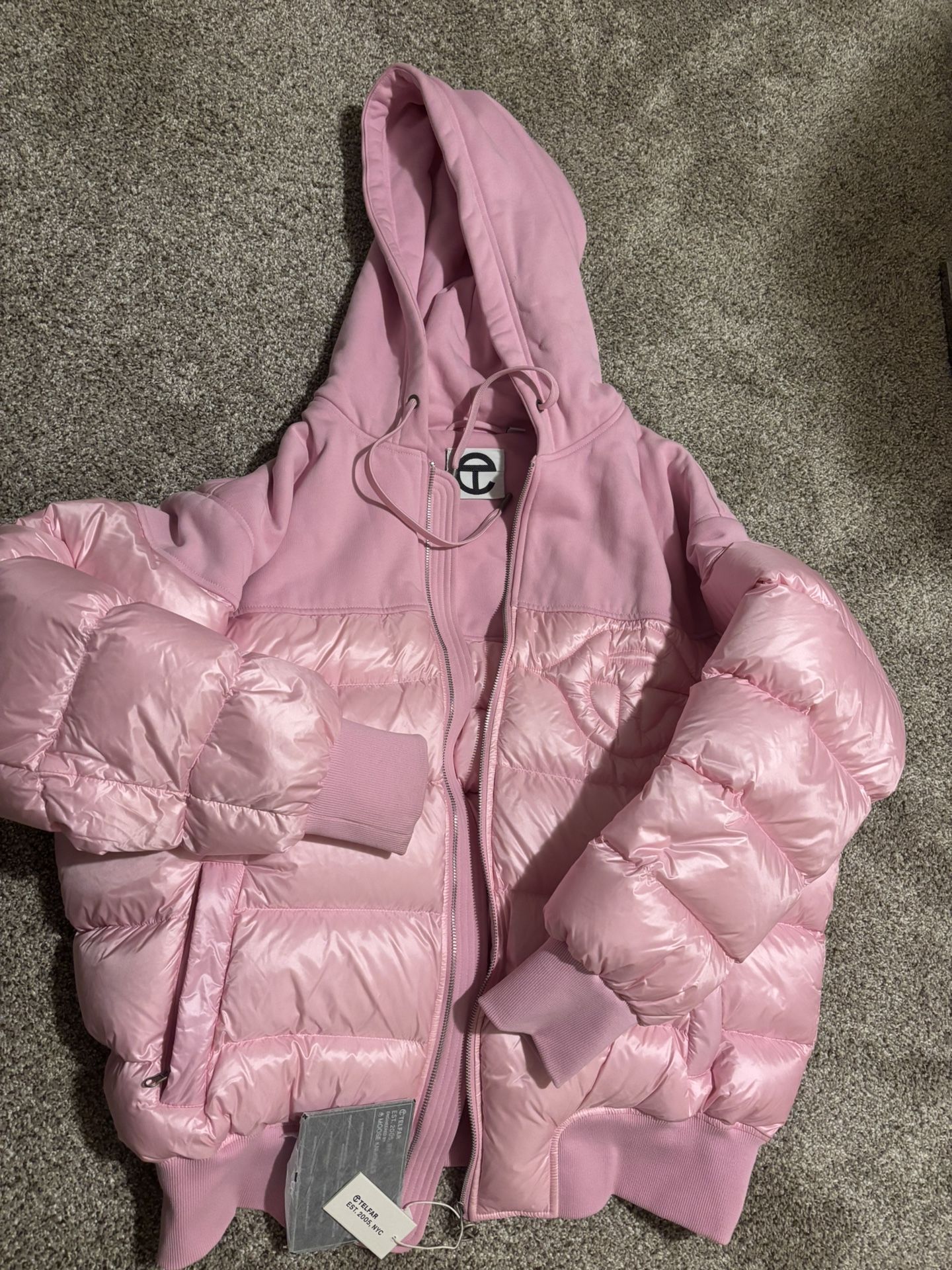 Pink Telfar Bomber Coat – BRAND NEW WITH TAGS