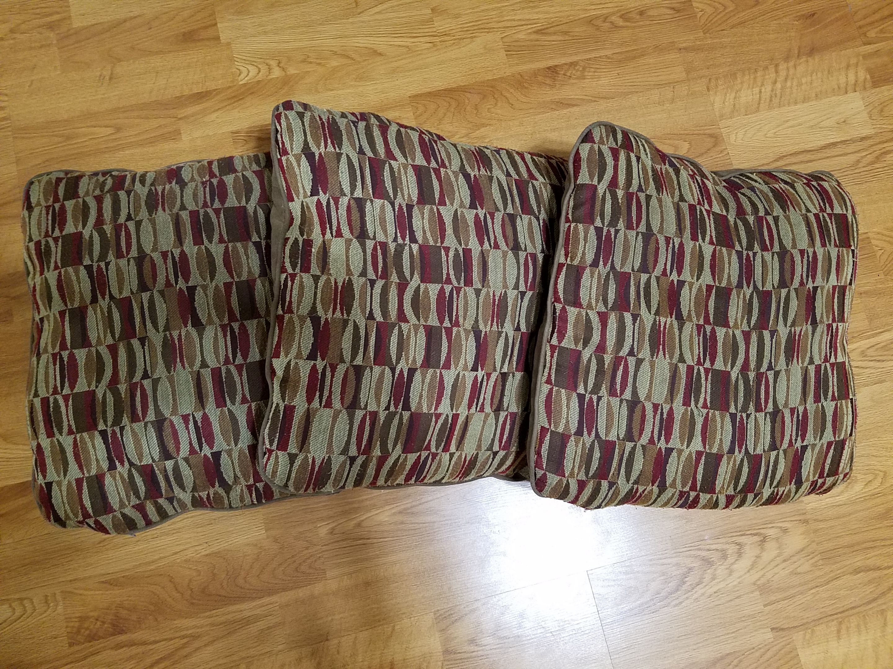3 couch throw pillows