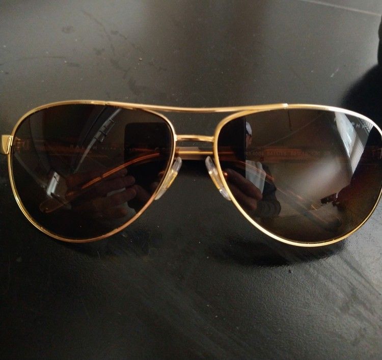 Genuine Ralph Lauren Aviator Polarized Sunglasses 