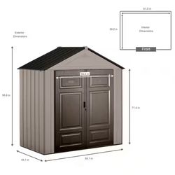 Rubbermaid storage shed