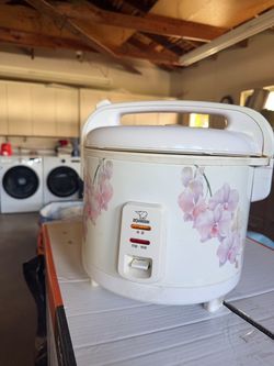 Zojirushi large-capacity rice cooker, model NCAF-P18. Made in Japan.