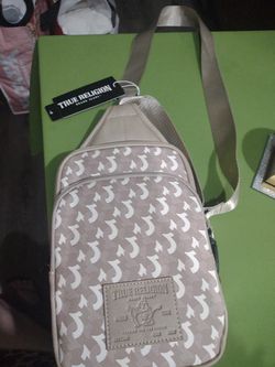 Brand New TRUE religion man bag