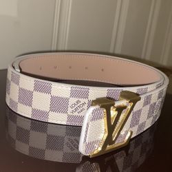 Louis Vuitton Belt Initiales Damier Azur White for Sale in Manchester, CT -  OfferUp