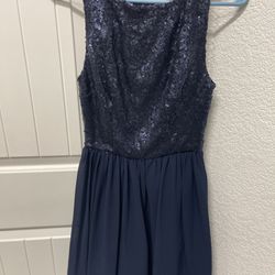Bb Dakota Blue Sequin Dress