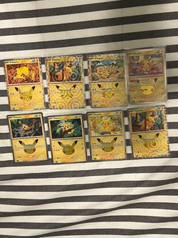 Pokemon 30th Celebration Pikachu Holo LOT