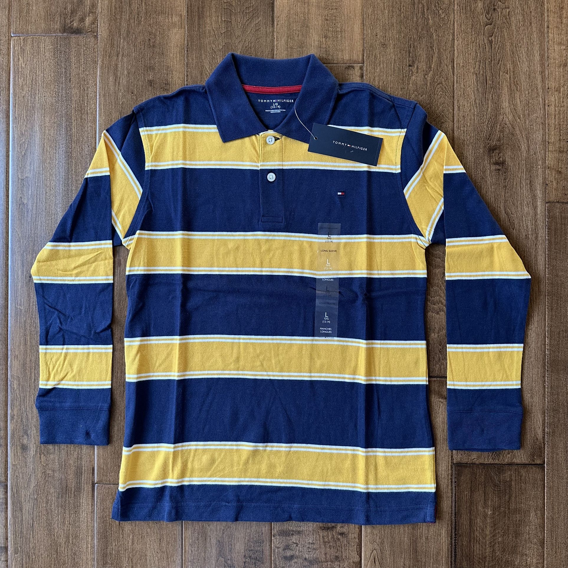 Boy’s Tommy Hilfiger Striped Polo Shirt