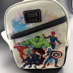 Disney Parks Marvel Avengers 2024 Artist Series Sara Pichelli Loungefly Mini Backpack