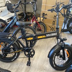 Solebike Fat Tire Folding Electric Bike 500W/48V 