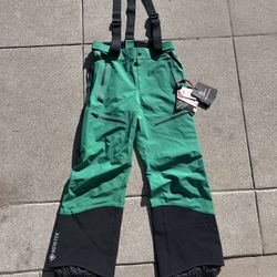 Moncler GORE-TEX green Grenoble high-waist ski trousers