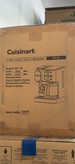 Cuisinart ss-16 coffe machine