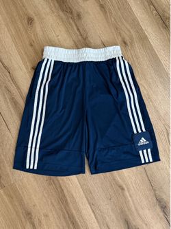 Adidas vintage navy blue shorts with white stripes #athletic #summer #2000s #y2k
