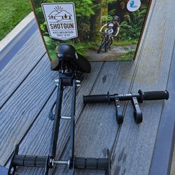 Shotgun kids seat with handle bar