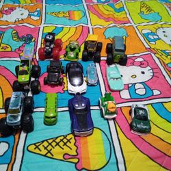 Box Full Of Hotwheels Cars 