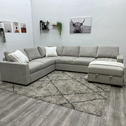 Cream Sectional Couch - Free Delivery