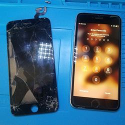 Phone and tablet cracked screen