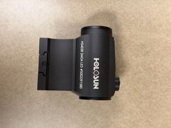 Holosun red dot and magnifier