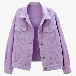 Pink/Purple Women’s Denim Jacket XXL