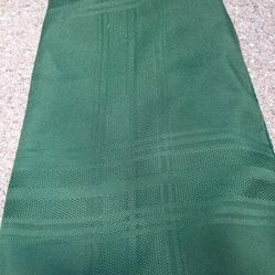 Tablecloth green plaid
