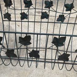 Vintage Metal Basket Holder Stand