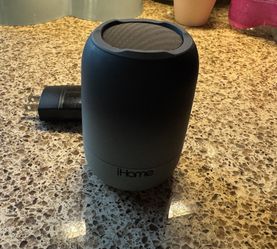 iHome PlayFade Portable Bluetooth Wireless Speaker Gray and Black