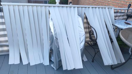 White blinds