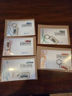 USPS Lowriders First Day of Issue Keychain Set