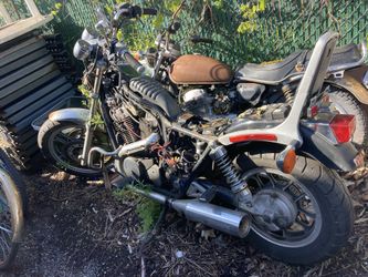 Motorcycles partying out