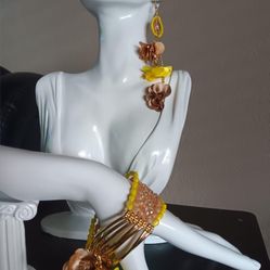 Earrings And Bracelet Set 