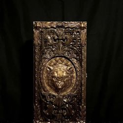 Handmade backgammon set "Wolf"