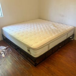 Cali King Mattress w/ Frame