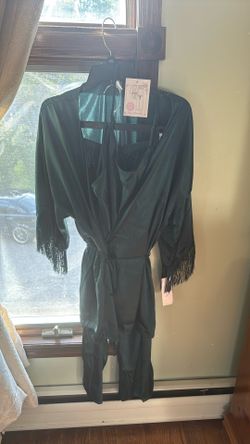 Three piece set pajama silk