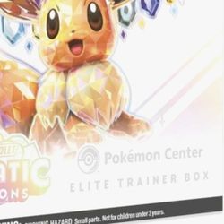FOR TRADE: Pokemon Center Prismatic Evolutions ETB 
