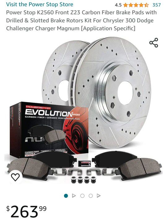 Brakes/rotor For Dodge Charger 